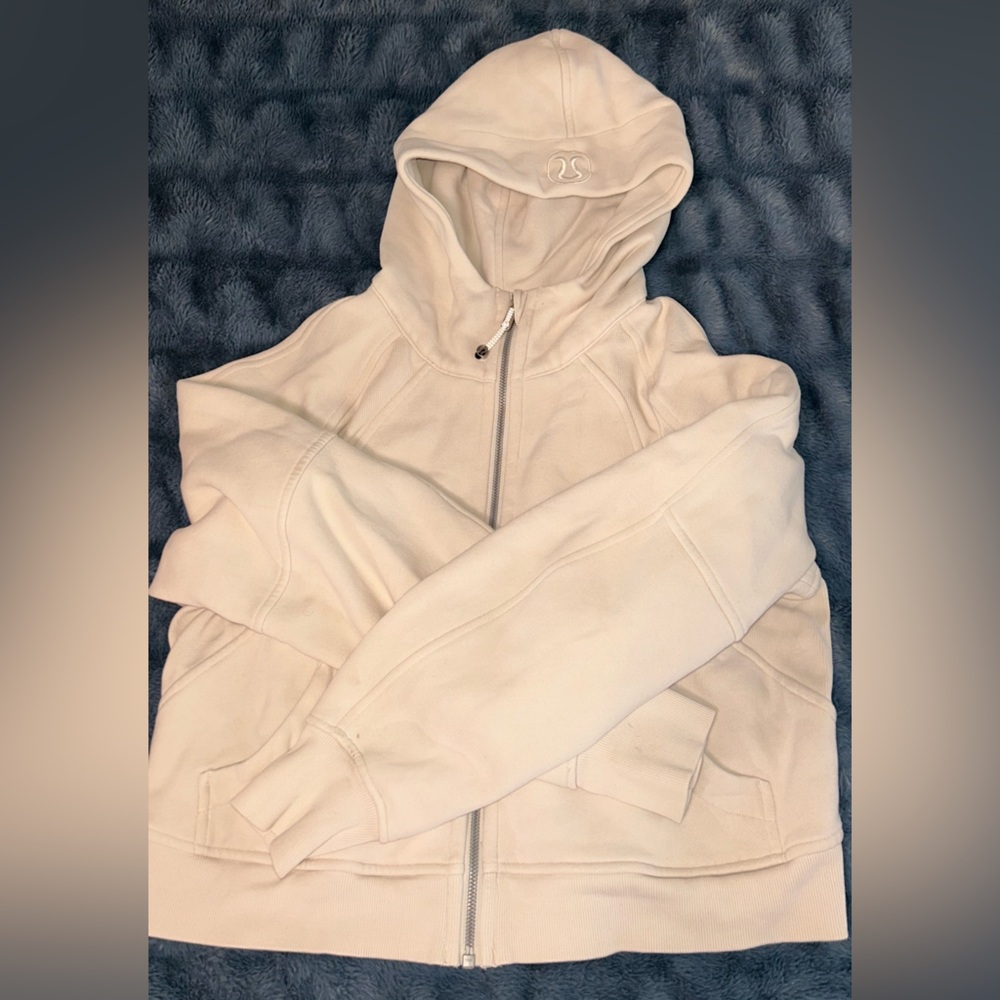 Lululemon Athletica Off-White Hoodie Jacket